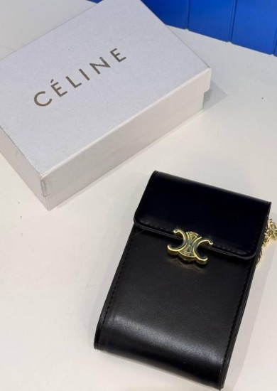 תיק סלין קלאסי שחור לטלפון