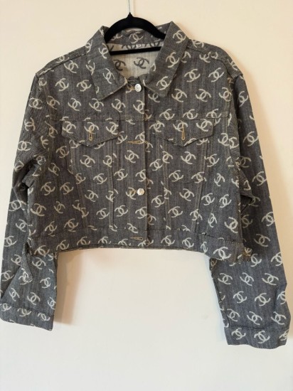 גקט גינס שאנל אפור