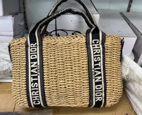 תיק קש DIOR