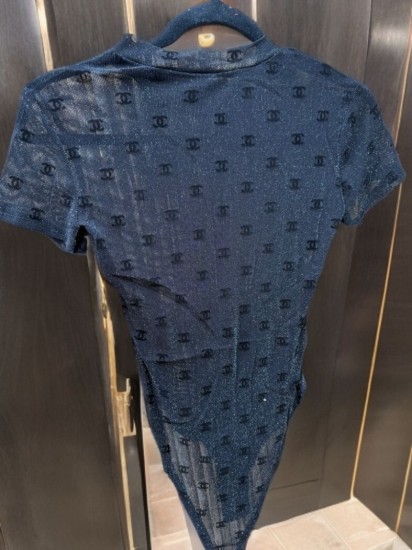 בגד גוף שאנל שחור 